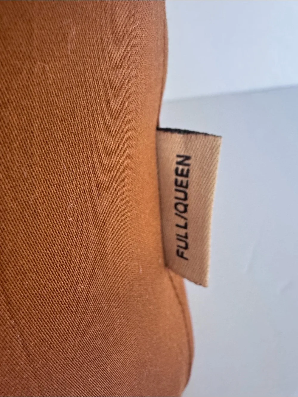 Quince Bamboo Duvet Cover Set – Terra-Cotta | Queen Size